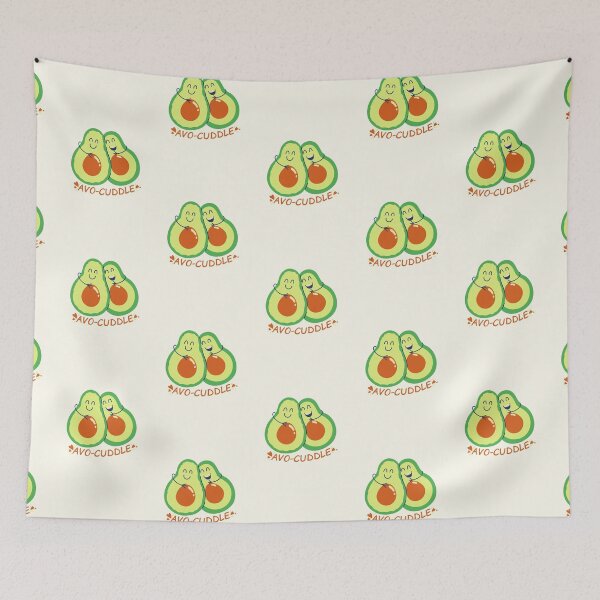 Item preview, Cute Avocados Hugging - Funny (Ivory) designed and sold by iamwowie.