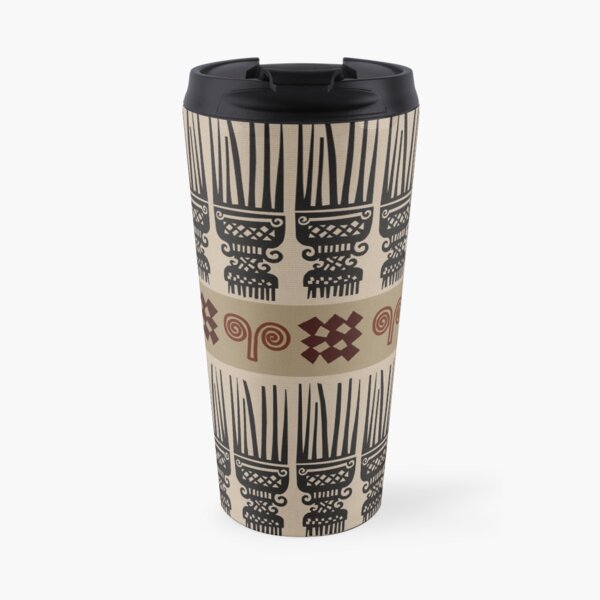 African Fabric Travel Mug