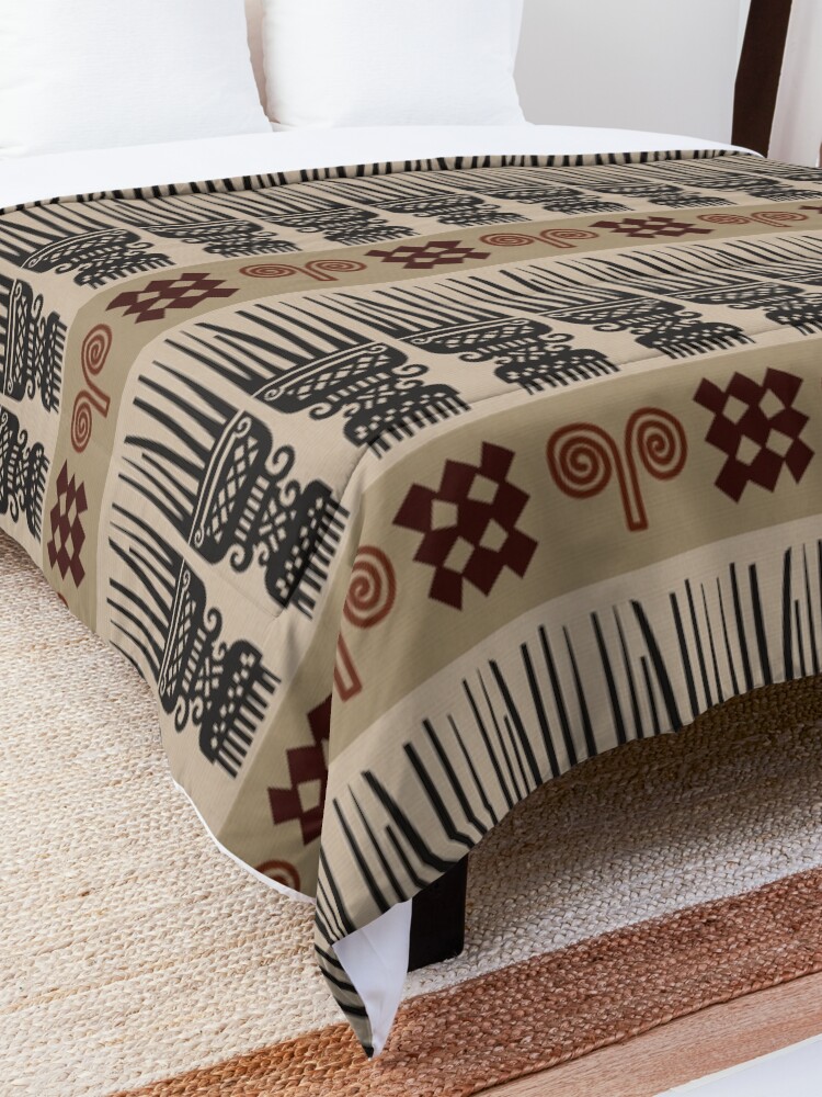 Alternate view of African Fabric Comforter