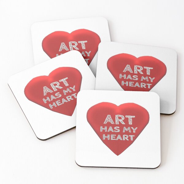 Item preview, Art Has My Heart Art Lover Statement designed and sold by ArtByLM.