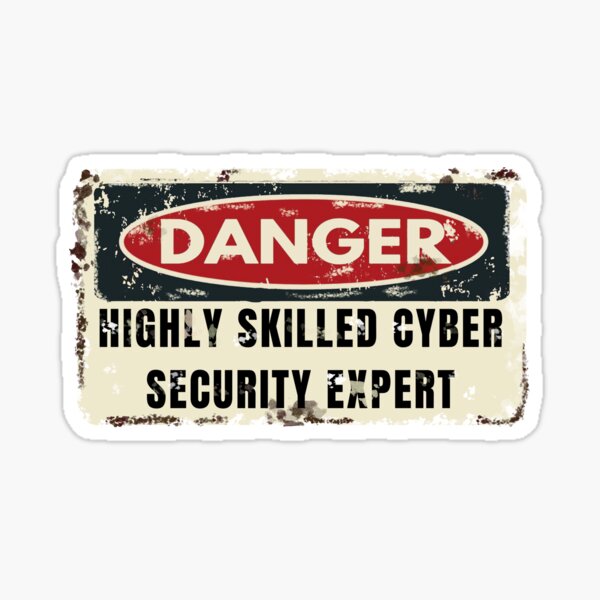 Cyber security quote Sticker