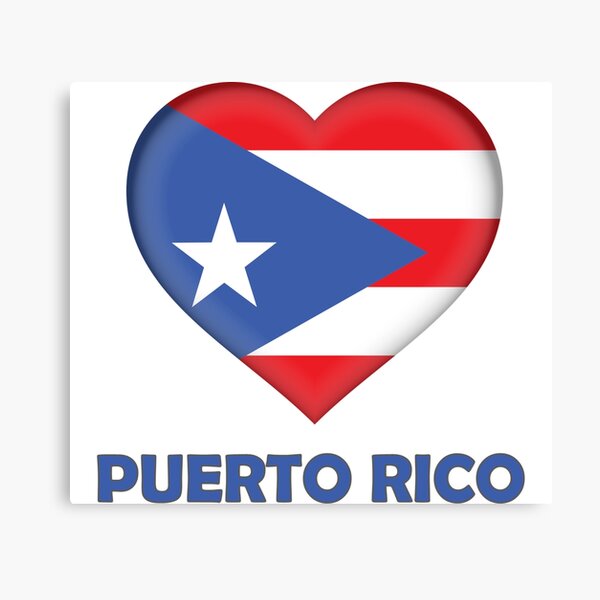 I Heart Puerto Rico Canvas Prints | Redbubble