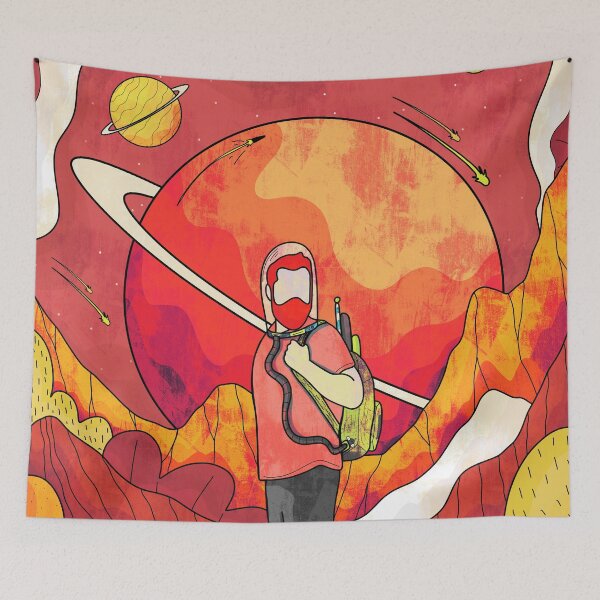Item preview, Explorer of the red planet designed and sold by Swadeillustrations.