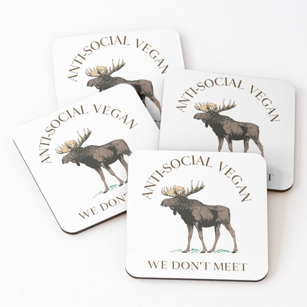 Item preview, Anti-Social Vegan designed and sold by candyco56.