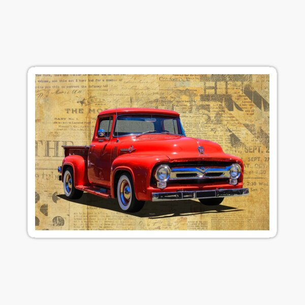 Old Red Truck 1930's Truck Socks | Redbubble