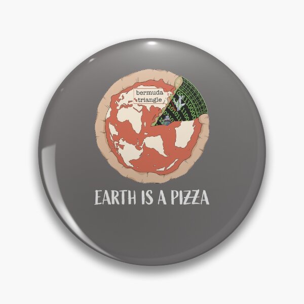 Item preview, Flat Earth is a Pizza Bermuda Triangle Matrix designed and sold by FalkDania.