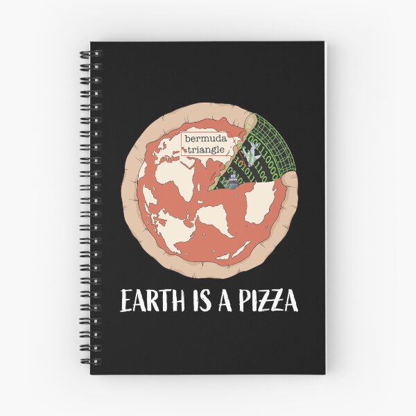 Item preview, Flat Earth is a Pizza Bermuda Triangle Matrix designed and sold by FalkDania.