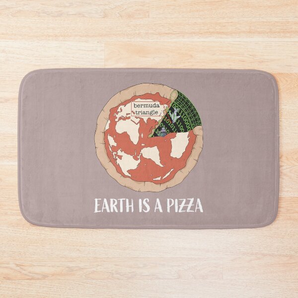 Item preview, Flat Earth is a Pizza Bermuda Triangle Matrix designed and sold by FalkDania.