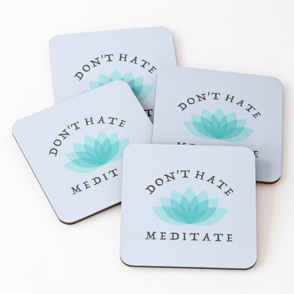 Item preview, Dont hate meditate designed and sold by OffbeetShirts.