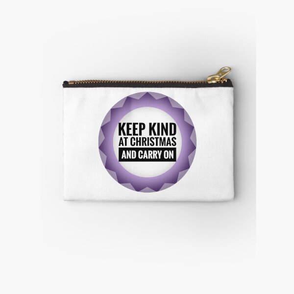 Item preview, Keep Kind at Christmas and Carry On Positive Mindset Slogan  designed and sold by Jenny Meehan Art Prints and Patterns  .