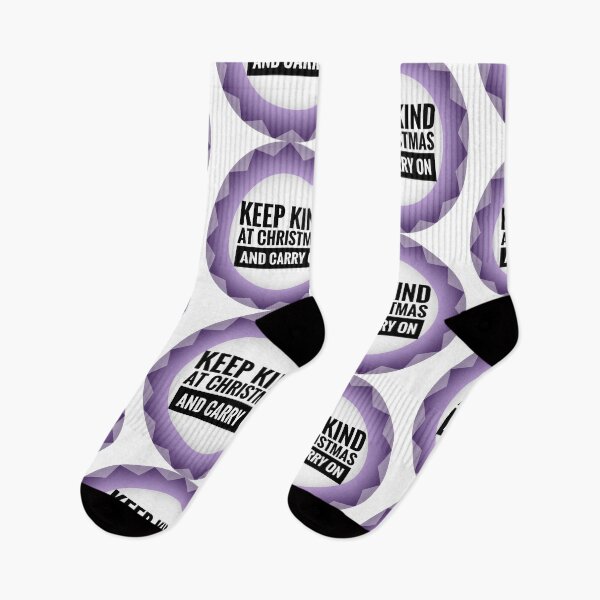Item preview, Keep Kind at Christmas and Carry On Positive Mindset Slogan  designed and sold by Jenny Meehan Art Prints and Patterns  .