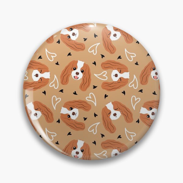 Item preview, Cute Cavalier King Charles Spaniel Emoji designed and sold by Lulupainting.
