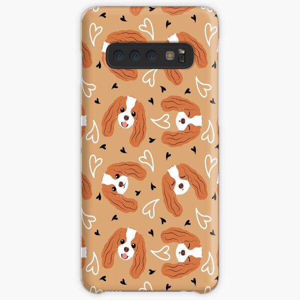 Cute Cavalier King Charles Spaniel Emoji Samsung Galaxy Snap Case