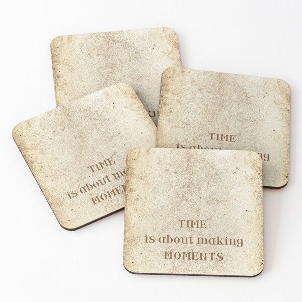 Item preview, Quote about time Clock - TIME is about making MOMENTS designed and sold by LaziniArts.