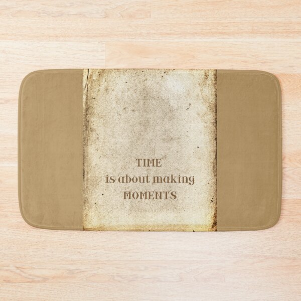 Item preview, Quote about time Clock - TIME is about making MOMENTS designed and sold by LaziniArts.