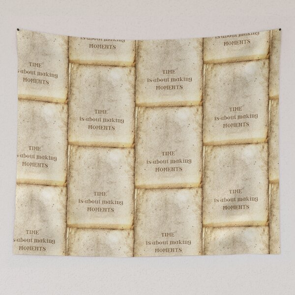 Item preview, Quote about time Clock - TIME is about making MOMENTS designed and sold by LaziniArts.