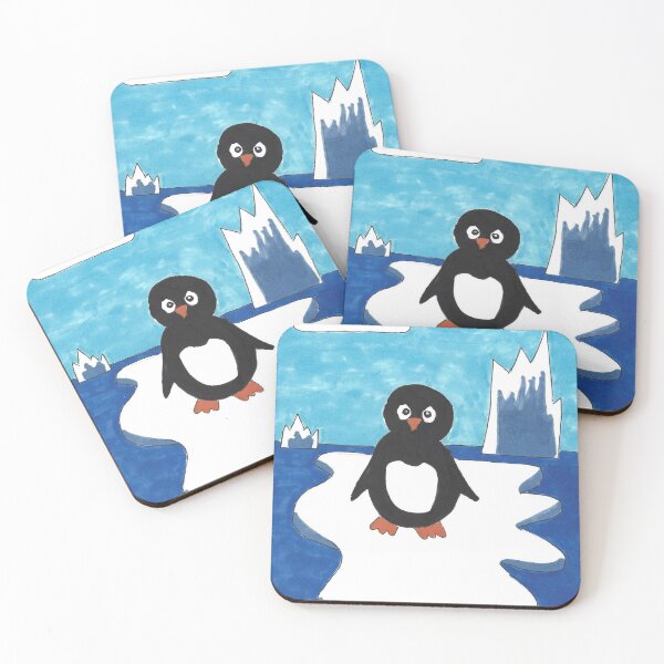 Item preview, Penguin on a Slab of Ice on the Ocean designed and sold by AliCatOriginals.