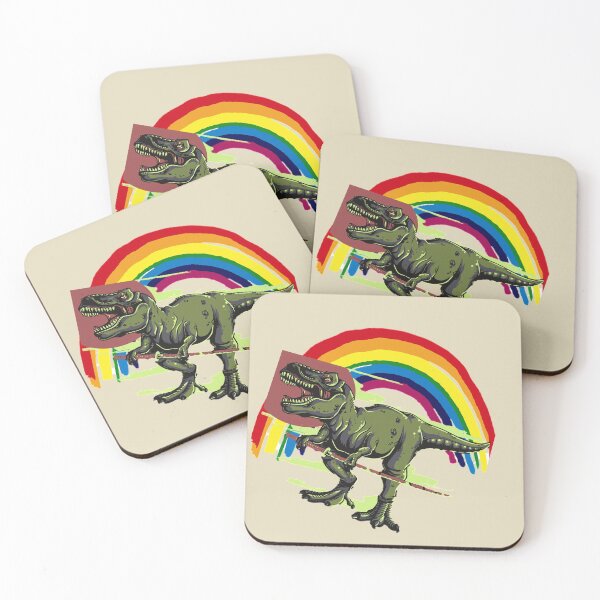 Item preview, Unicorn Riding Dinosaur, Gift, Retro, Vintage, Rhinocerus designed and sold by Dahani-mo.