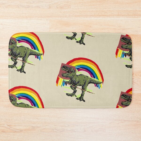 Item preview, Unicorn Riding Dinosaur, Gift, Retro, Vintage, Rhinocerus designed and sold by Dahani-mo.