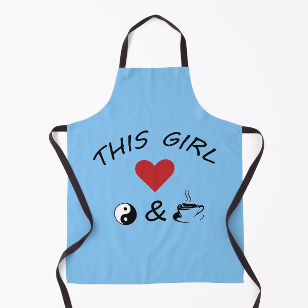 Item preview, This Girl Loves Yin Yang & Coffee. Perfect acupuncture gift for those that love acupuncture! designed and sold by almeapparel.