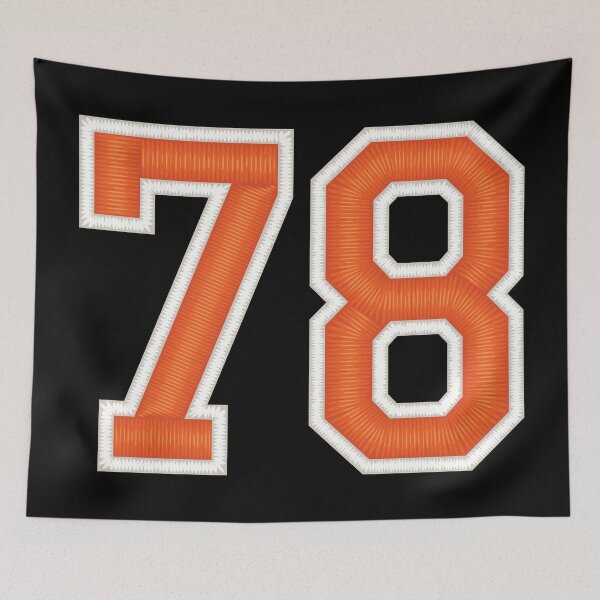 Item preview, Sports Number 78 Jersey seventy-eight Orange designed and sold by elhefe.