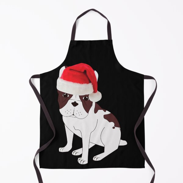 Item preview, French Bulldog Christmas Santa Frenchie Christmas Pied Frenchie Pied Brindle Frenchie Gift designed and sold by FunShirtDesigns.
