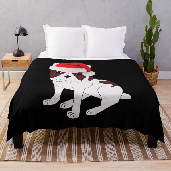 Item preview, French Bulldog Christmas Santa Frenchie Christmas Pied Frenchie Pied Brindle Frenchie Gift designed and sold by FunShirtDesigns.