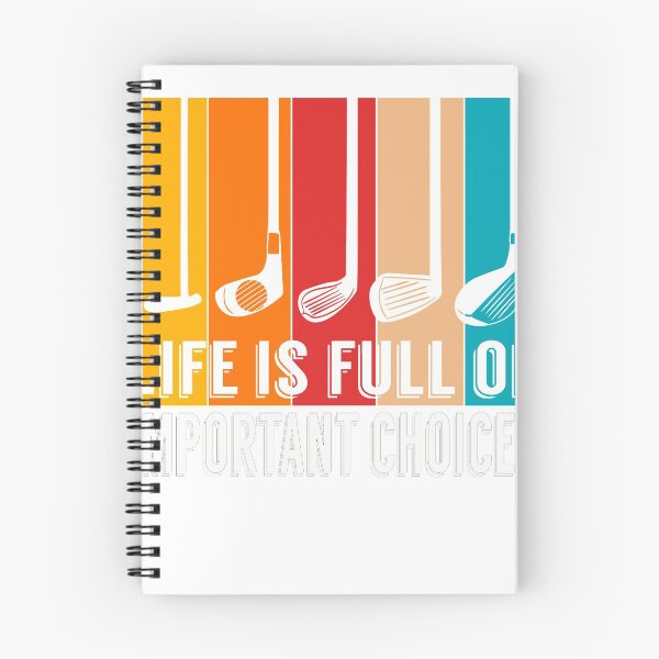 Item preview, Life is full of important choices funny vintage gift for women men golfer golf lovers designed and sold by Lida1543.