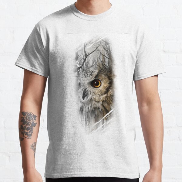 Owl and Forest Classic T-Shirt