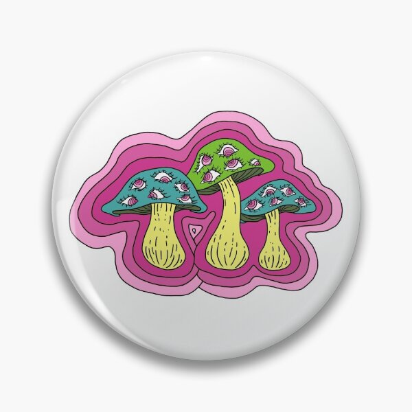 Item preview, Shrooms/Peepers (Pink Eyes Pink D-L) designed and sold by luncht1me.