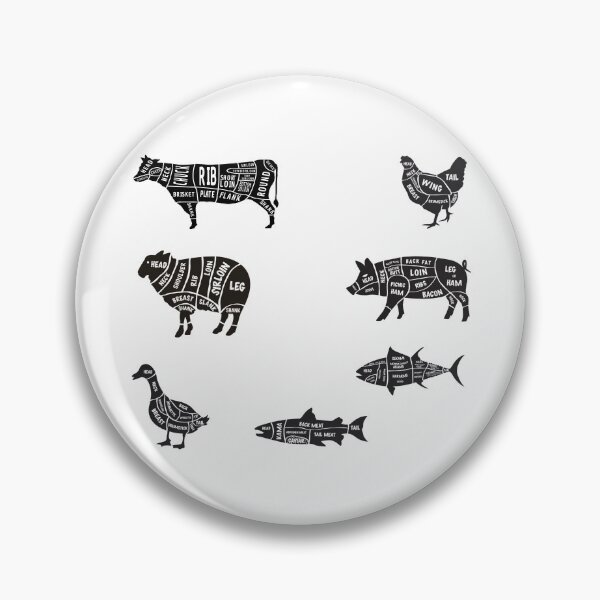 Item preview, Butcher's Guide Sticker Pack designed and sold by ProtonProject.