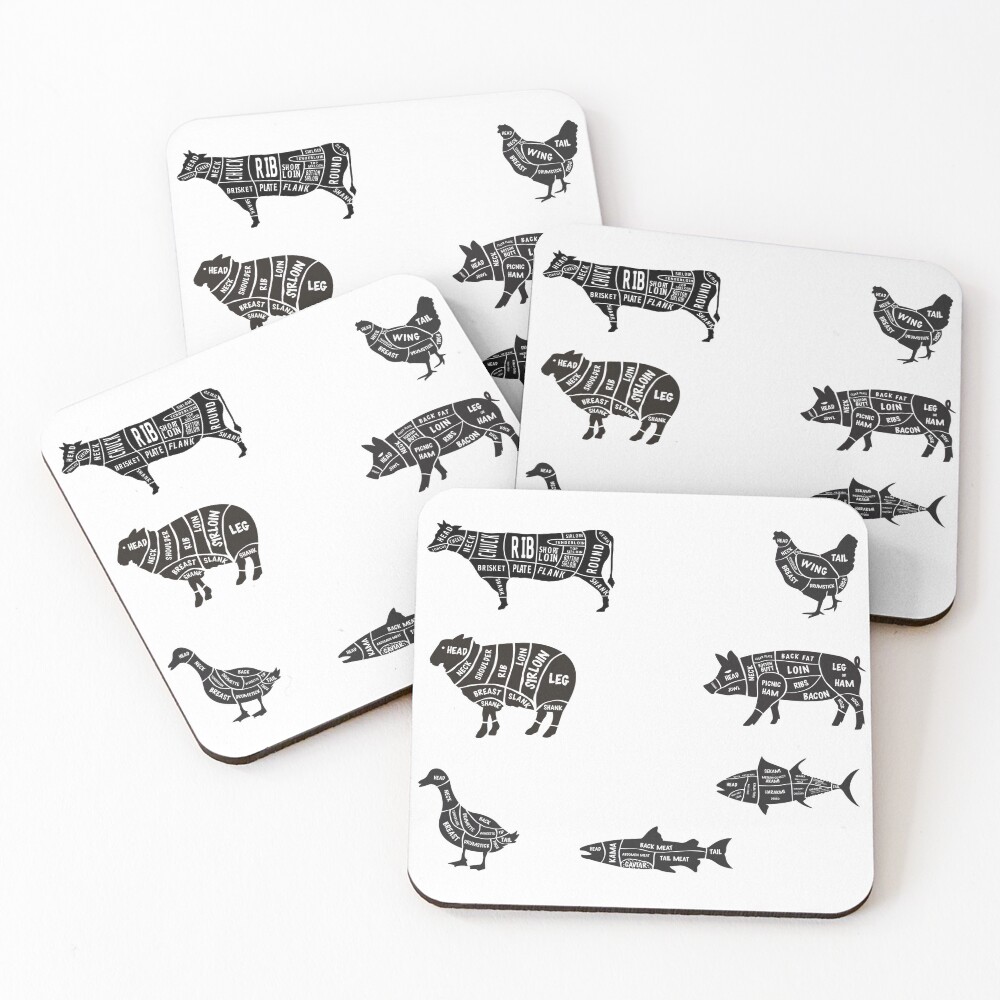 Item preview, Coasters (Set of 4) designed and sold by ProtonProject.