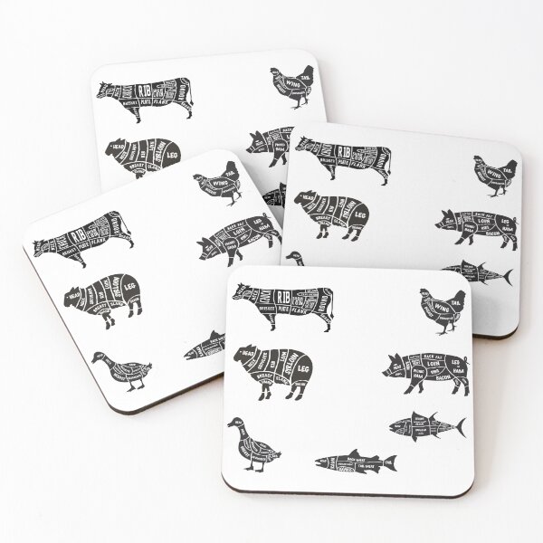 Item preview, Butcher's Guide Sticker Pack designed and sold by ProtonProject.