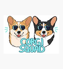 CORGI SQUAD - (The Doctor and the Queen) Photographic Print