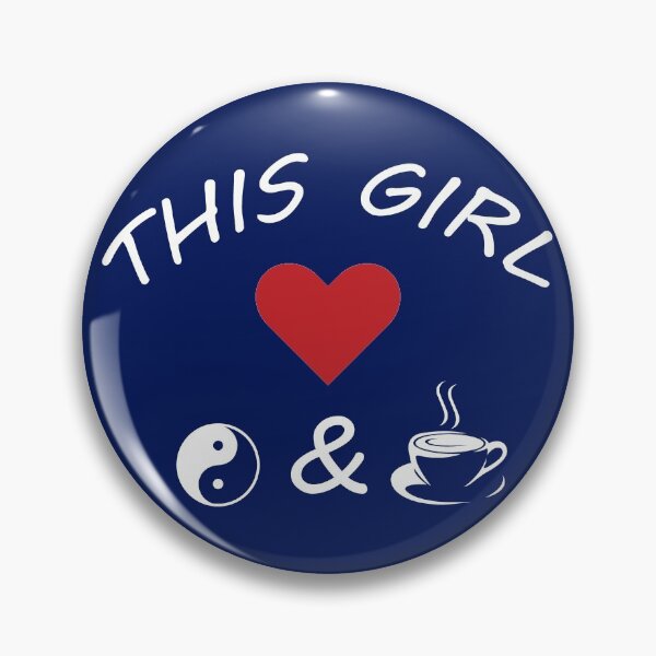 Item preview, This Girl Loves Yin Yang & Coffee. Perfect acupuncture gift for those that love acupuncture! designed and sold by almeapparel.