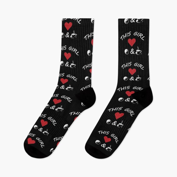 Item preview, This Girl Loves Yin Yang & Coffee. Perfect acupuncture gift for those that love acupuncture! designed and sold by almeapparel.