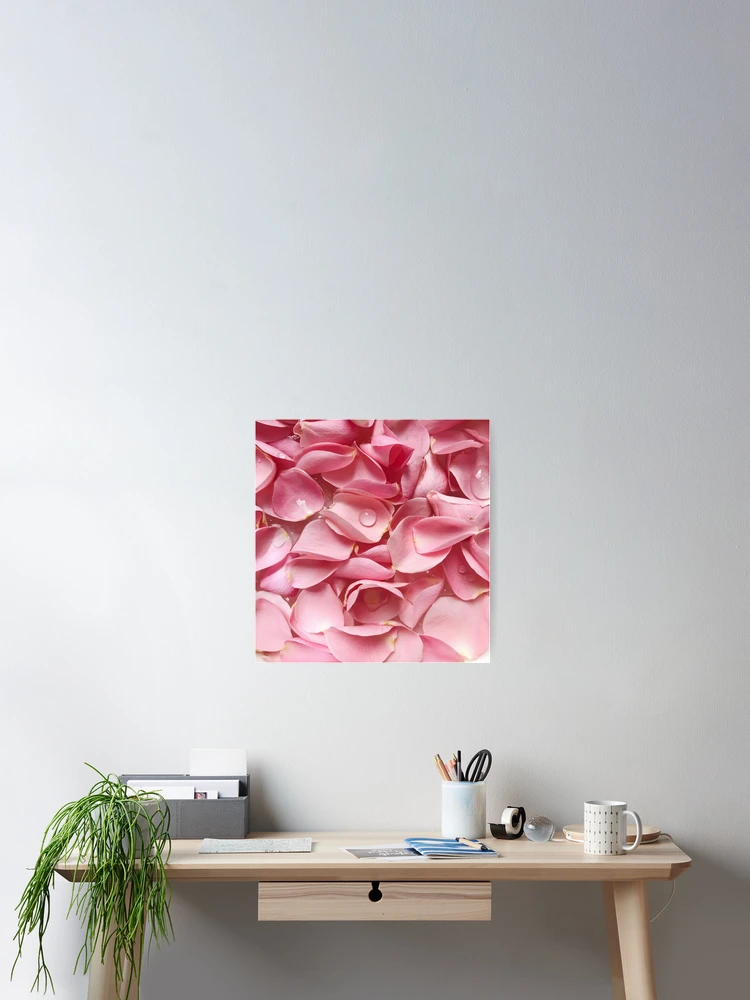 Thumbnail 2 of 3, Poster, Pink Roses designed and sold by ThePrintCrafty.