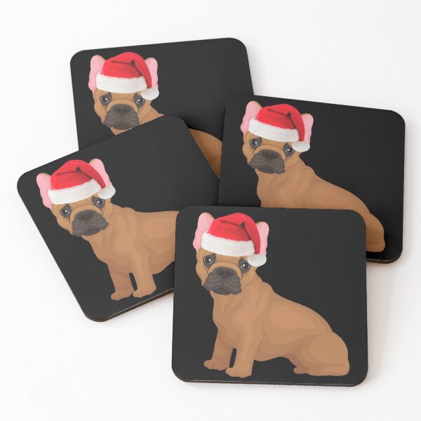 Item preview, French Bulldog Christmas Santa Frenchie Christmas Cream Frenchie Red Fawn Frenchie Gift designed and sold by FunShirtDesigns.