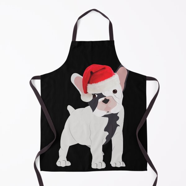 Item preview, French Bulldog Christmas Santa Frenchie Christmas Pied Frenchie Black and White Frenchie Gift designed and sold by FunShirtDesigns.