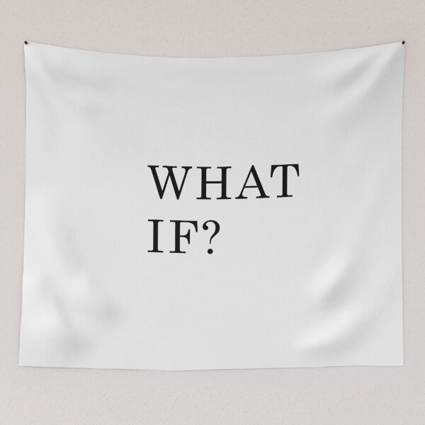 Item preview, What if? t-shirt designed and sold by MariusMunteanu.