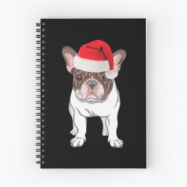 Item preview, French Bulldog Christmas Santa Frenchie Christmas Pied Frenchie Pied Brindle Chocolate Frenchie Gift designed and sold by FunShirtDesigns.