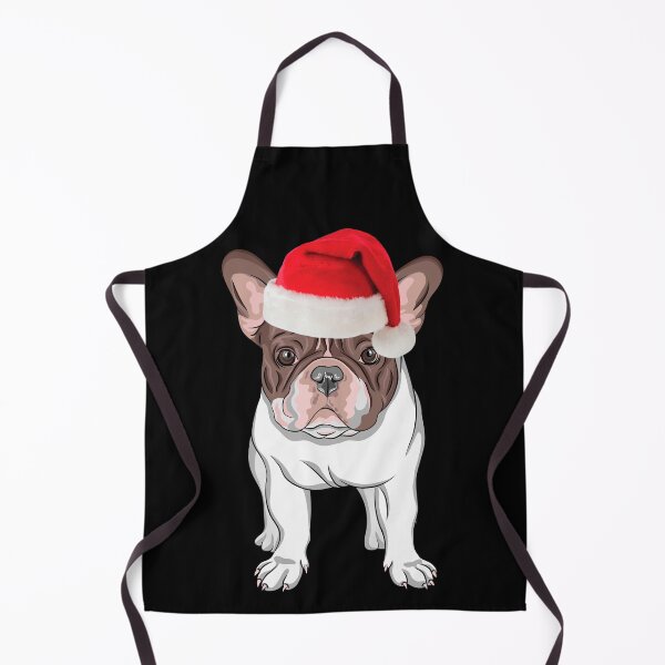 Item preview, French Bulldog Christmas Santa Frenchie Christmas Pied Frenchie Pied Brindle Chocolate Frenchie Gift designed and sold by FunShirtDesigns.