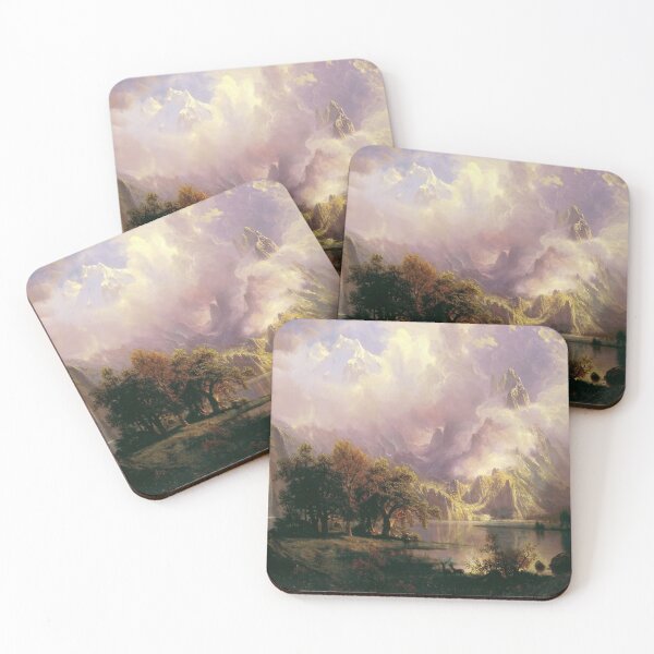 Item preview, Albert Bierstadt - Rocky Mountain Landscape (1870) designed and sold by HistoryRestored.