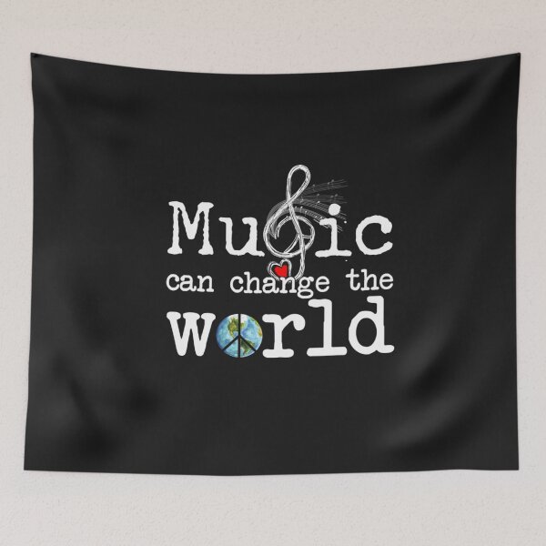 Item preview, Hippie Flower Children Music Can Change The World  designed and sold by GiteLois.