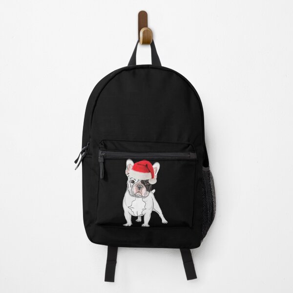 Item preview, French Bulldog Christmas Santa Frenchie Christmas Pied Frenchie Black and White Frenchie Gift designed and sold by FunShirtDesigns.