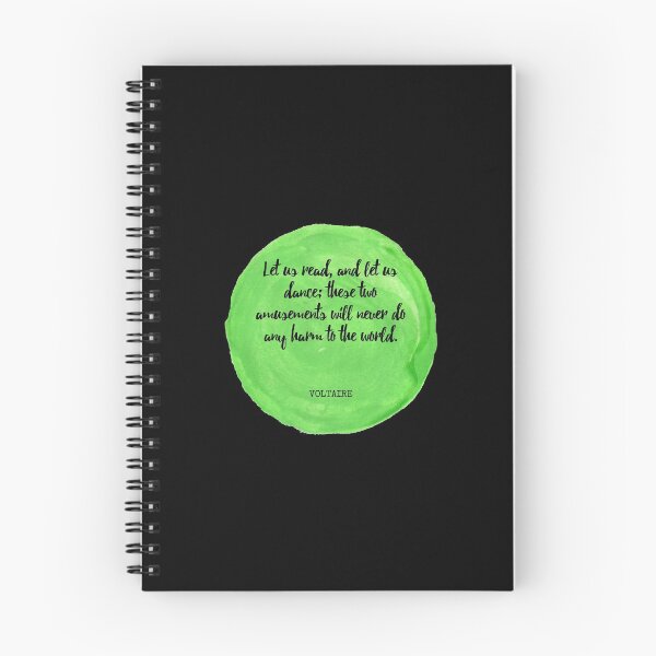 Item preview, Voltaire - Let us read, and let us dance; these two amusements will never do any harm to the world. designed and sold by SocraticQuotes.