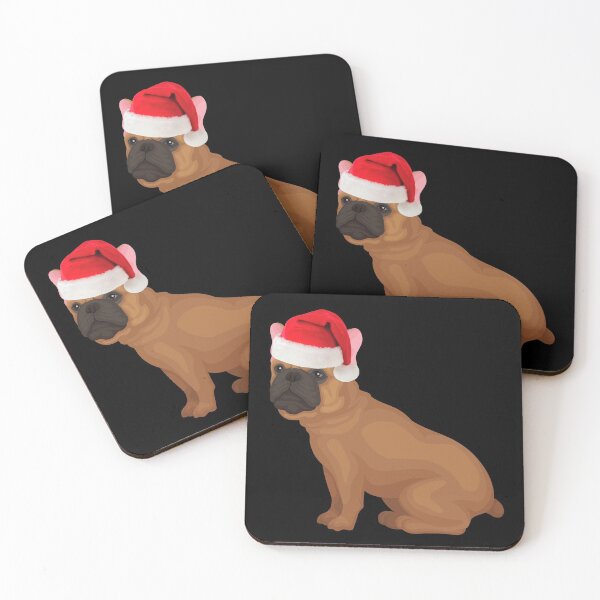 Item preview, French Bulldog Christmas Santa Frenchie Christmas Cream Frenchie Red Fawn Frenchie Gift designed and sold by FunShirtDesigns.