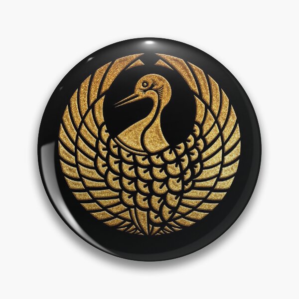 Item preview, Tsuru no Maru Kamon in Gold Seal  designed and sold by Takeda-art.