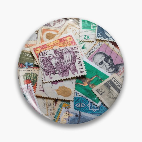 Item preview, Postage Stamps Collage designed and sold by NorthStreetArt.