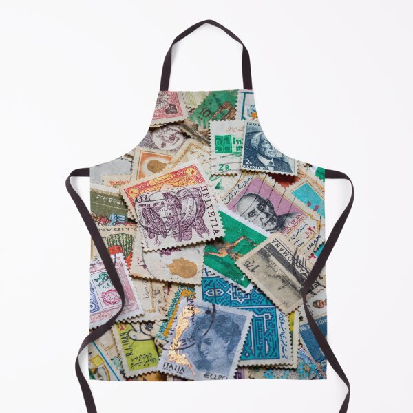 Item preview, Postage Stamps Collage designed and sold by NorthStreetArt.